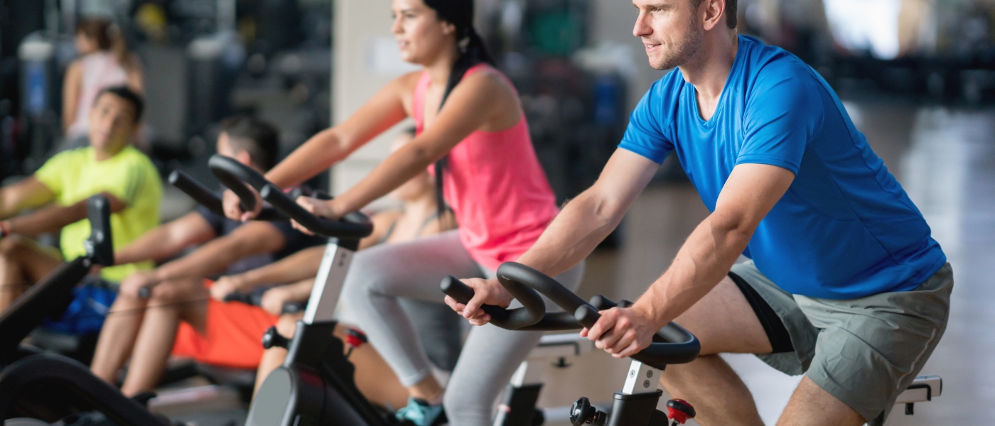Virtual reality clearance spin class